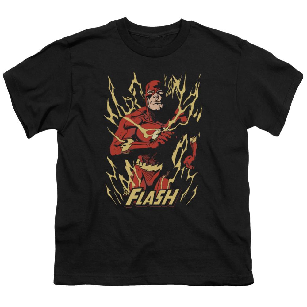 Justice League Of America Flash Flare Youth 18/1 100% Cotton Short-Sleeve T-Shirt
