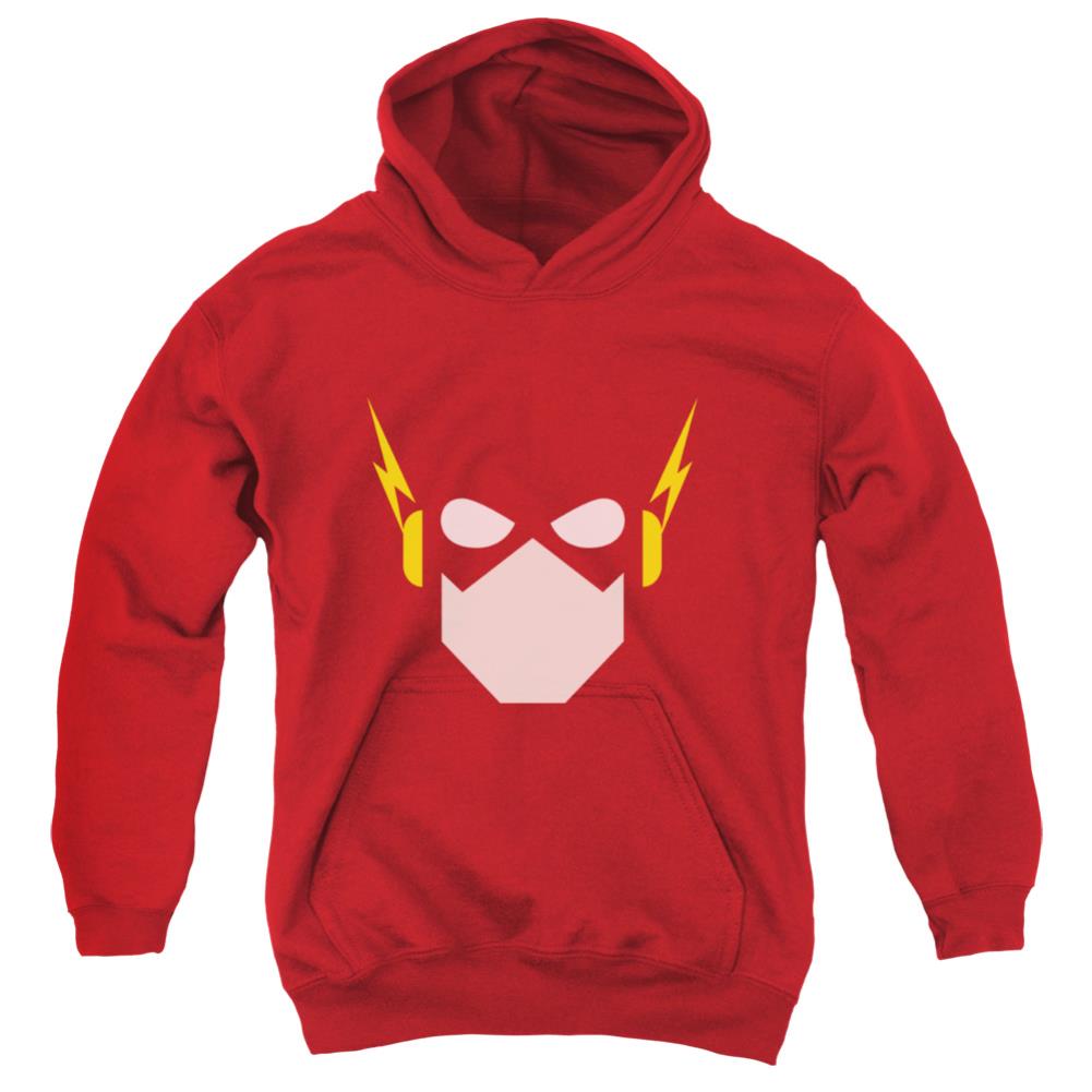 Justice League Of America Flash Head Youth Cotton Poly Pull-Over Hoodie