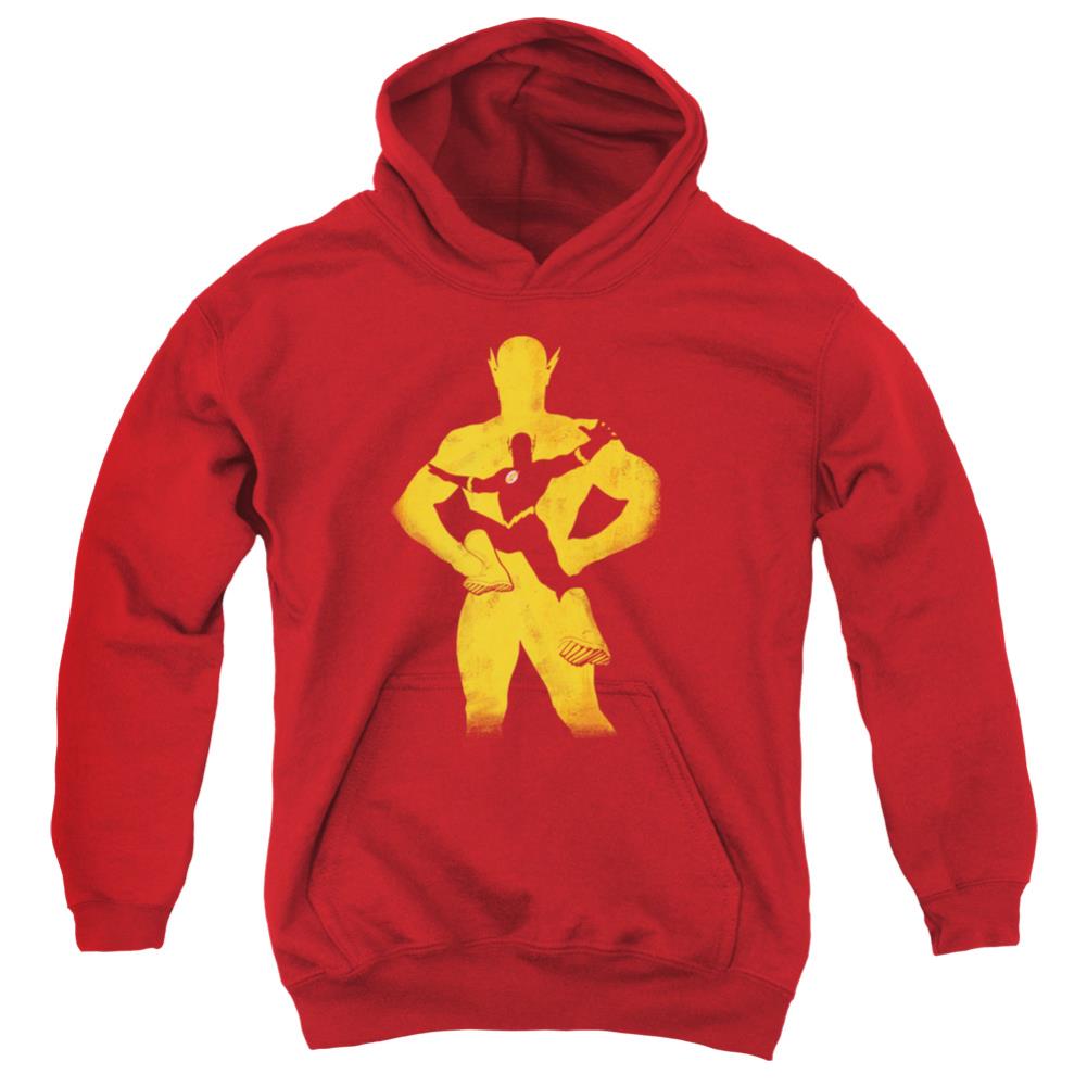 Justice League Of America Flash Knockout Youth Cotton Poly Pull-Over Hoodie