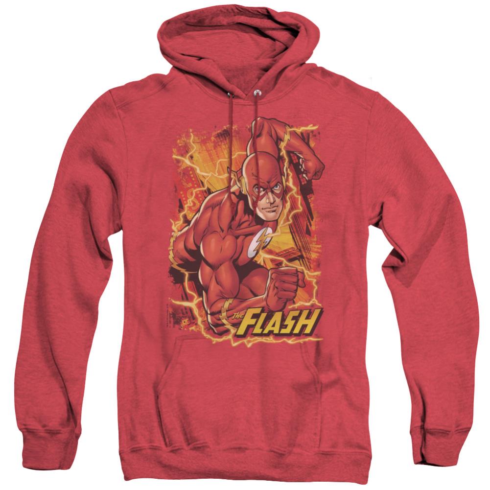 Justice League Of America Flash Lightning Men's Pull-Over Hoodie