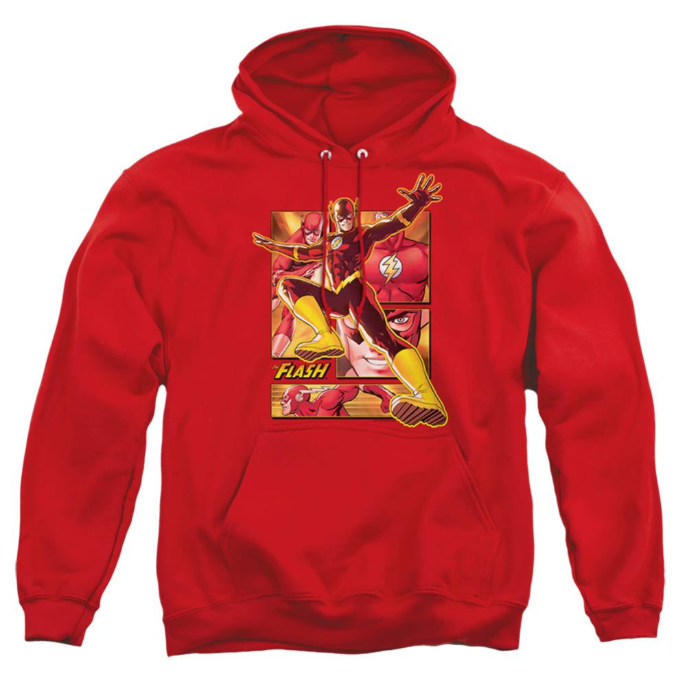 Justice League Of America Flash Men's Pull-Over 75 25 Poly Hoodie