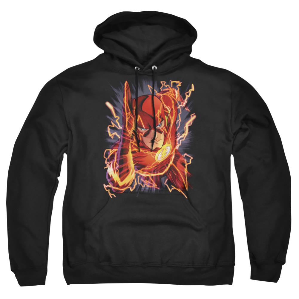 Justice League Of America Flash #1 Men's Pull-Over 75 25 Poly Hoodie