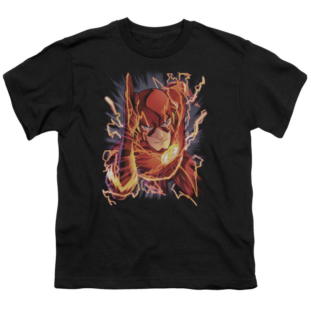 Justice League Of America Flash #1 Youth 18/1 100% Cotton Short-Sleeve T-Shirt
