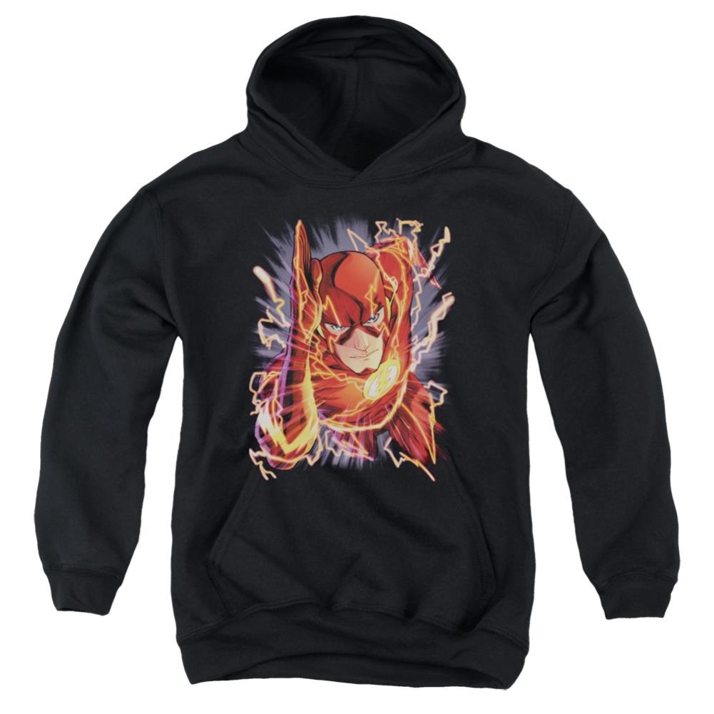 Justice League Of America Flash #1 Youth Cotton Poly Pull-Over Hoodie