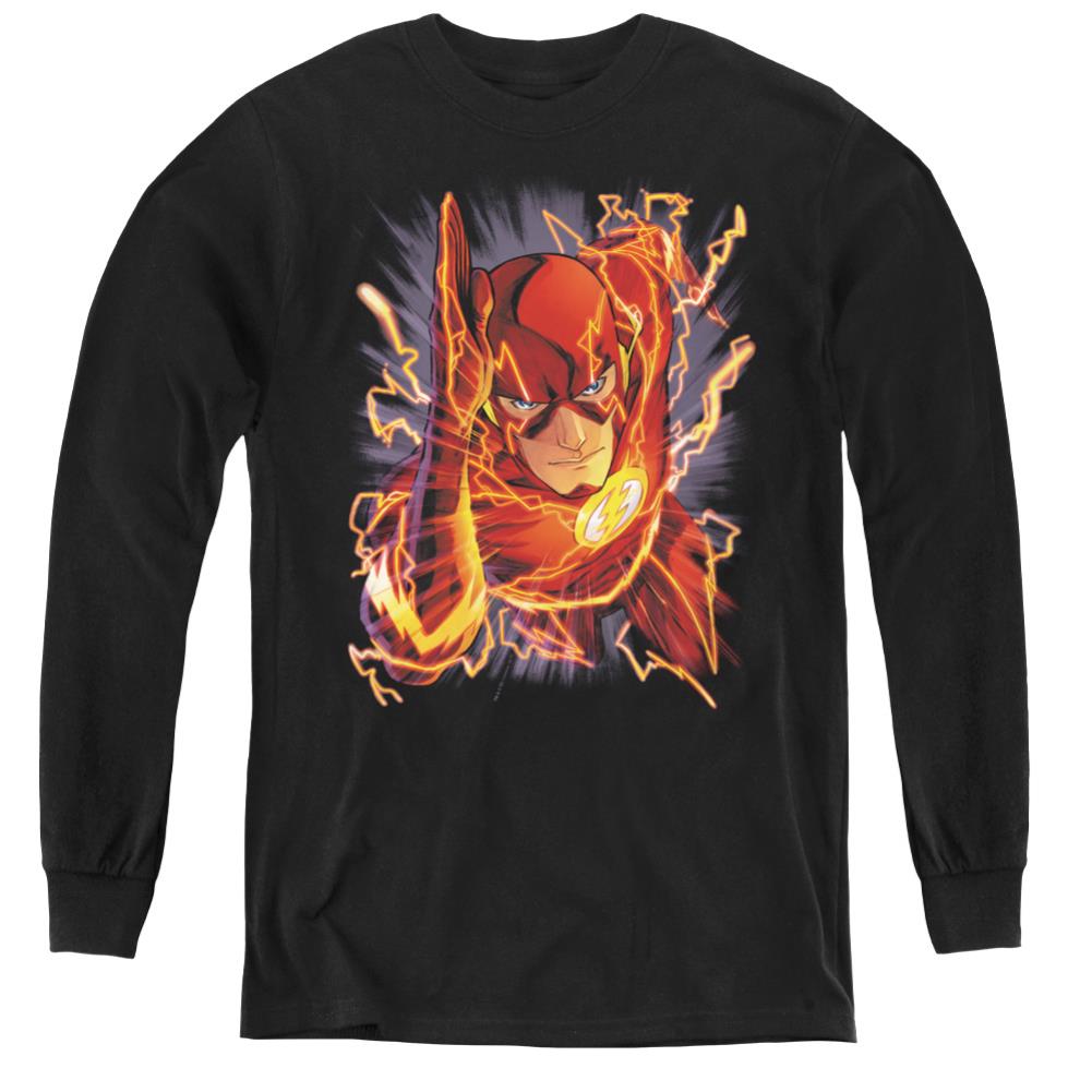 Justice League Of America Flash #1 Youth Long-Sleeve T-Shirt