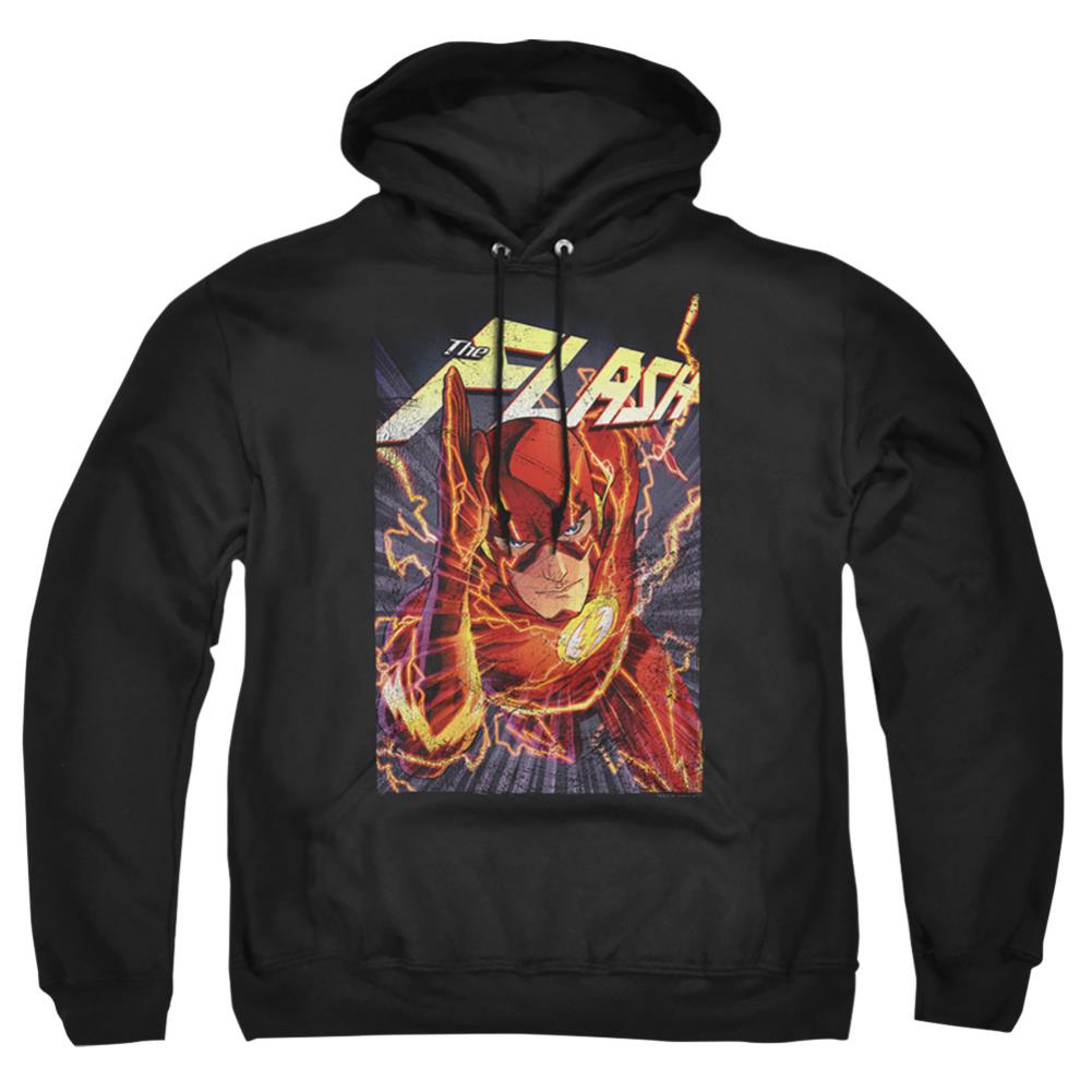 Justice League Of America Flash One Men's Pull-Over 75 25 Poly Hoodie