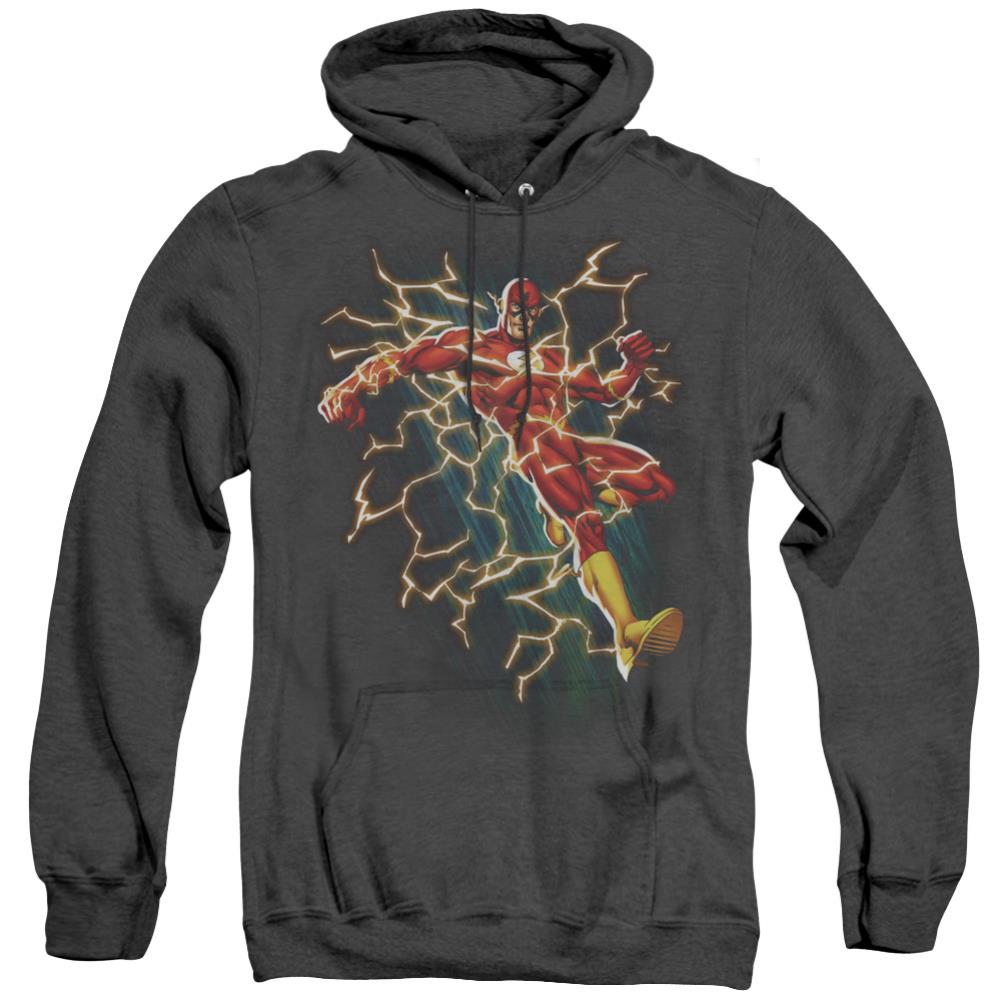 Justice League Of America Flash Symbol Knockout Men's Pull-Over Hoodie