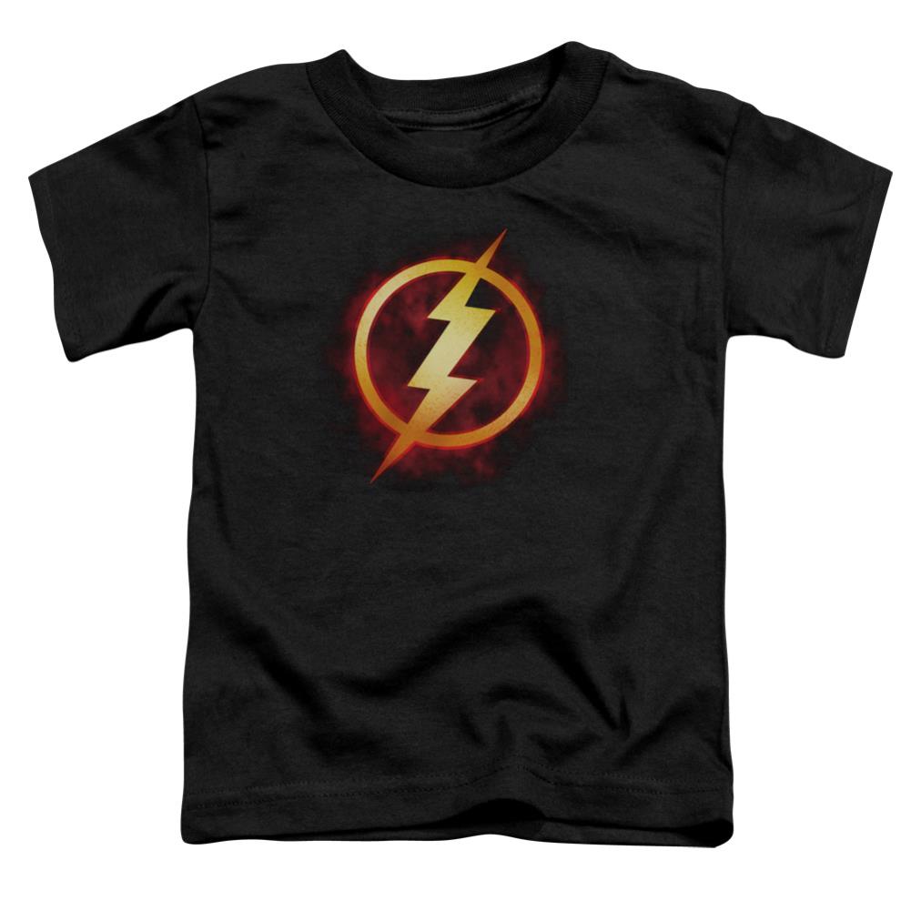 Justice League Of America Flash Title Toddler 18/1 Cotton Short-Sleeve T-Shirt