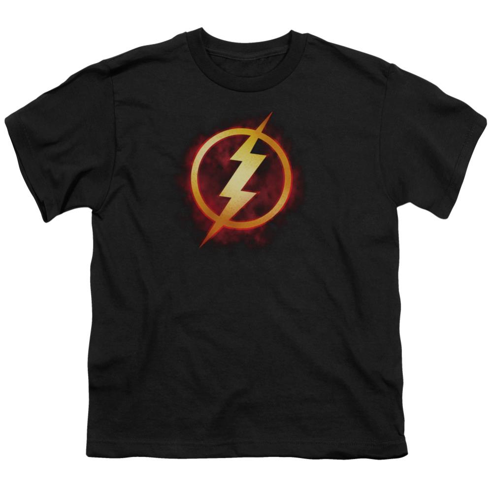 Justice League Of America Flash Title Youth 18/1 100% Cotton Short-Sleeve T-Shirt