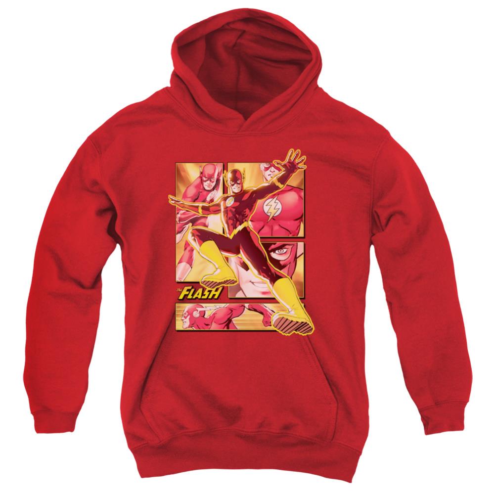 Justice League Of America Flash Youth Cotton Poly Pull-Over Hoodie