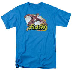 Justice League Of America Flash Zoom Men's 18/1 Cotton Short-Sleeve T-Shirt