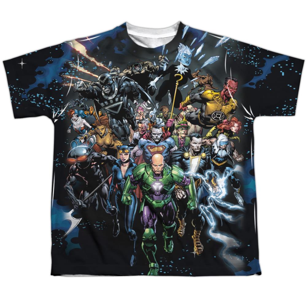 Justice League Of America Forever Evil Youth Regular Fit Poly Short-Sleeve T-Shirt