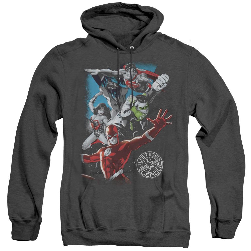 Justice League Of America Galactic Attack Men's Pull-Over Hoodie