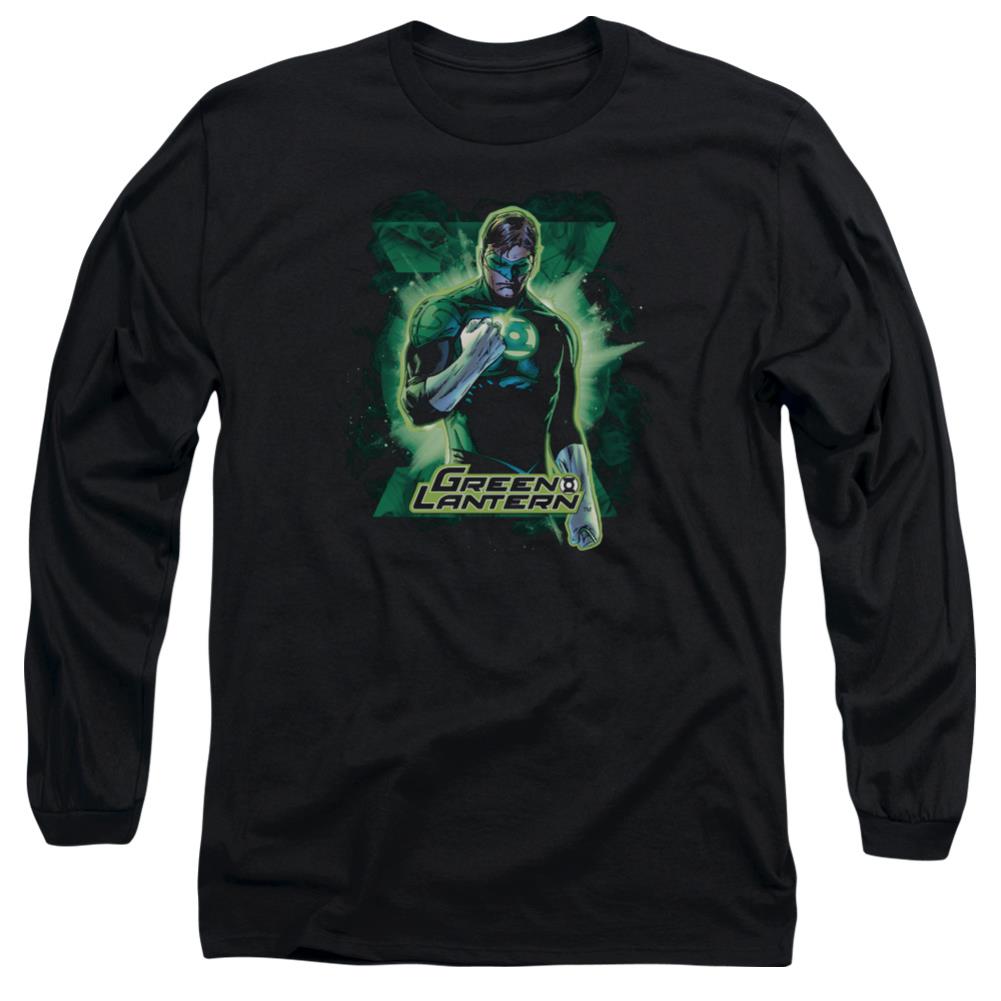 Justice League Of America GL Brooding Men's 18/1 Cotton Long-Sleeve T-Shirt