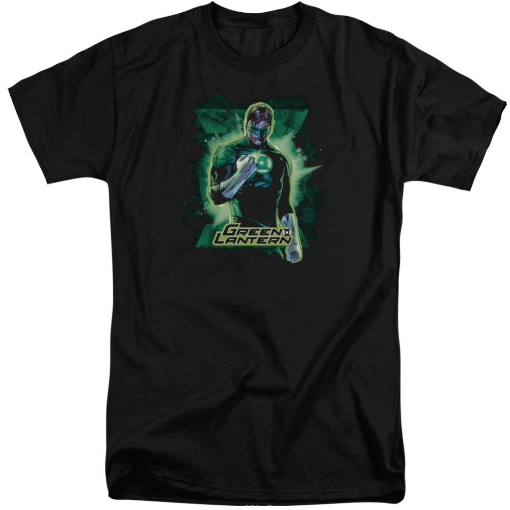 Justice League Of America GL Brooding Men's 18/1 Tall Cotton Short-Sleeve T-Shirt