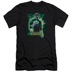 Justice League Of America GL Brooding Men's Ultra-Soft 30/1 Cotton Slim Short-Sleeve T-Shirt
