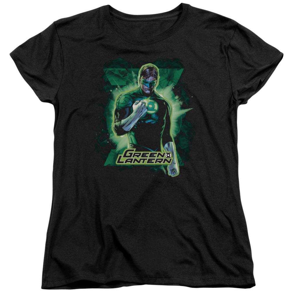 Justice League Of America GL Brooding Women's 18/1 Cotton Short-Sleeve T-Shirt