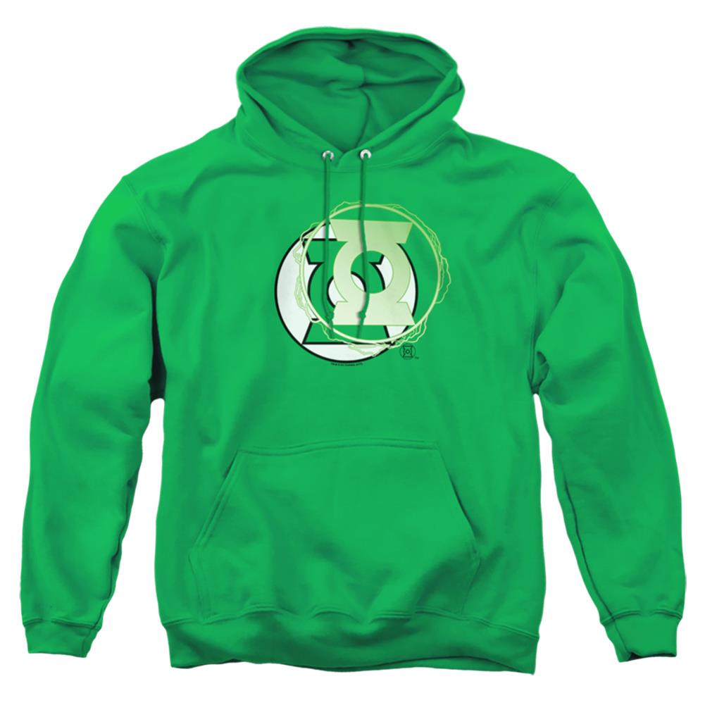 Justice League Of America GL Energy Logo Men's Pull-Over 75 25 Poly Hoodie
