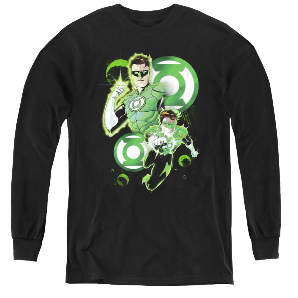 Justice League Of America GL In Action Youth Long-Sleeve T-Shirt