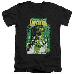 Justice League Of America GL #49 Cover Men's 30/1 Cotton Slim V-Neck T-Shirt