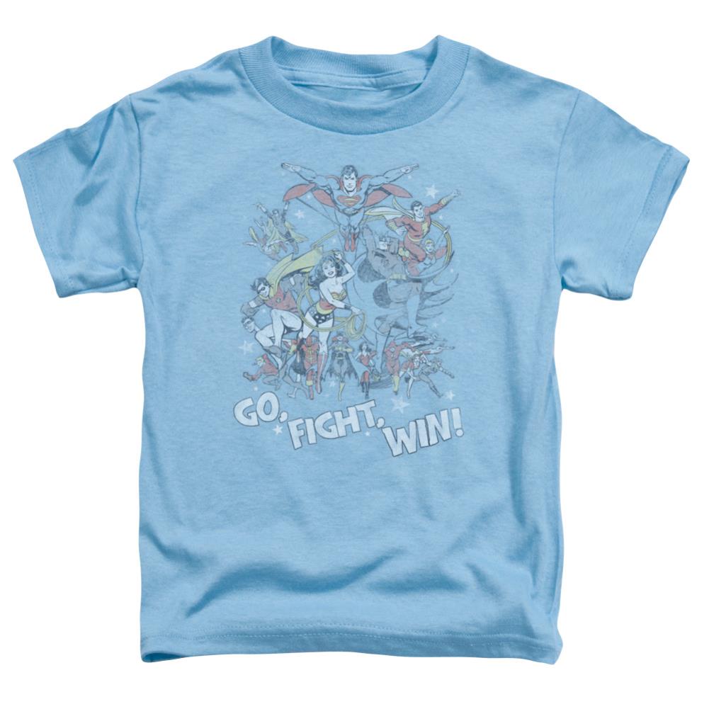Justice League Of America  Go Fight Win Toddler 18/1 Cotton Short-Sleeve T-Shirt