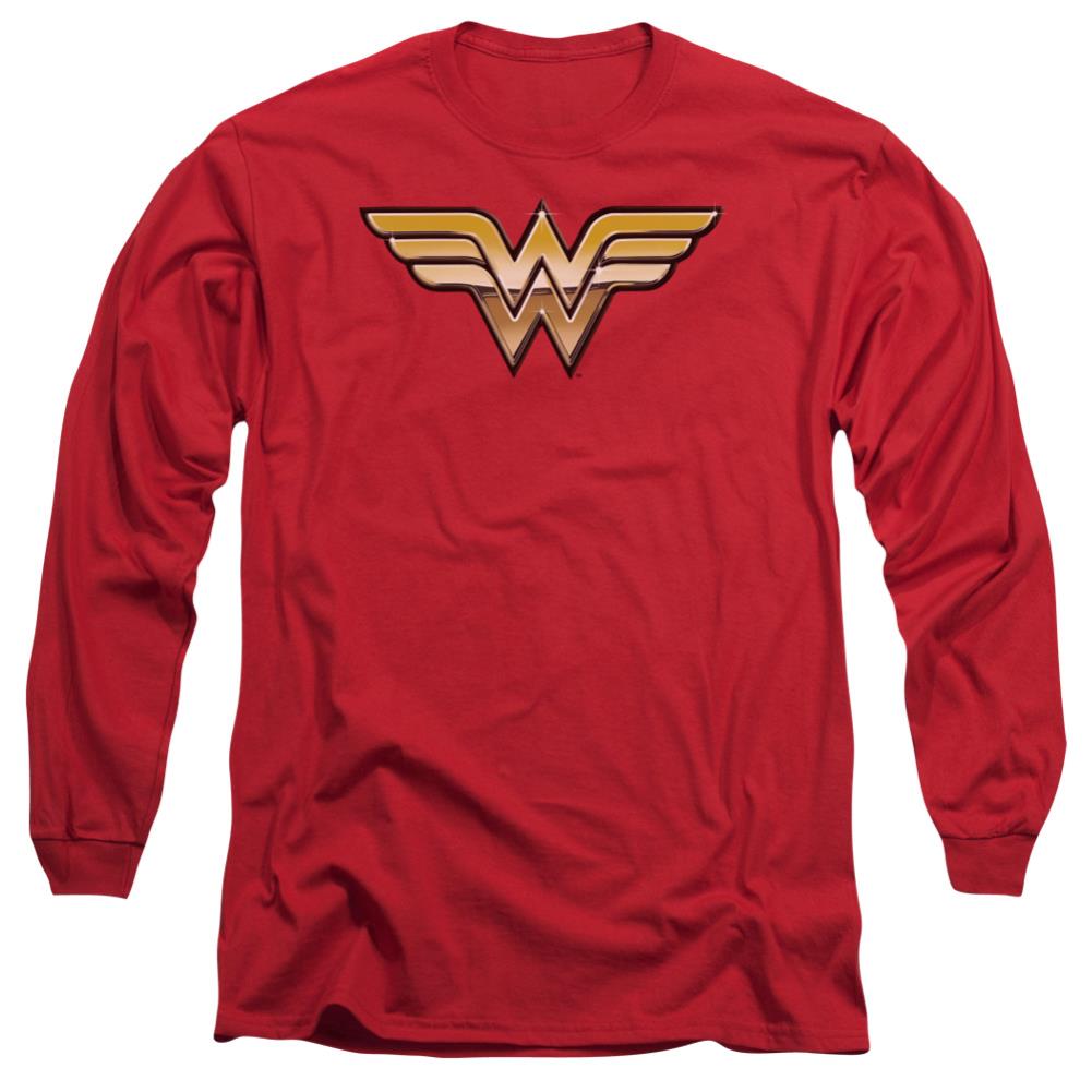 Justice League Of America Golden Men's 18/1 Cotton Long-Sleeve T-Shirt