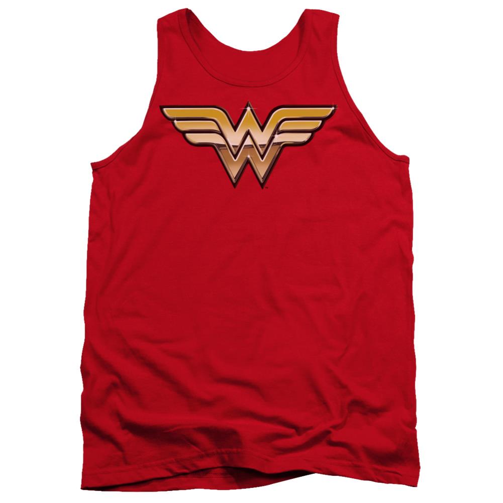 Justice League Of America Golden Men's 18/1 Cotton Tank Top