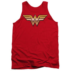 Justice League Of America Golden Men's 18/1 Cotton Tank Top