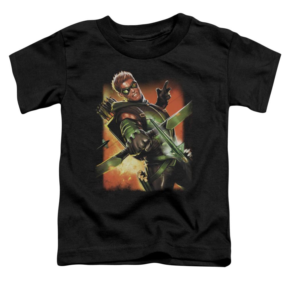 Justice League Of America Green Arrow #1 Toddler 18/1 Cotton Short-Sleeve T-Shirt