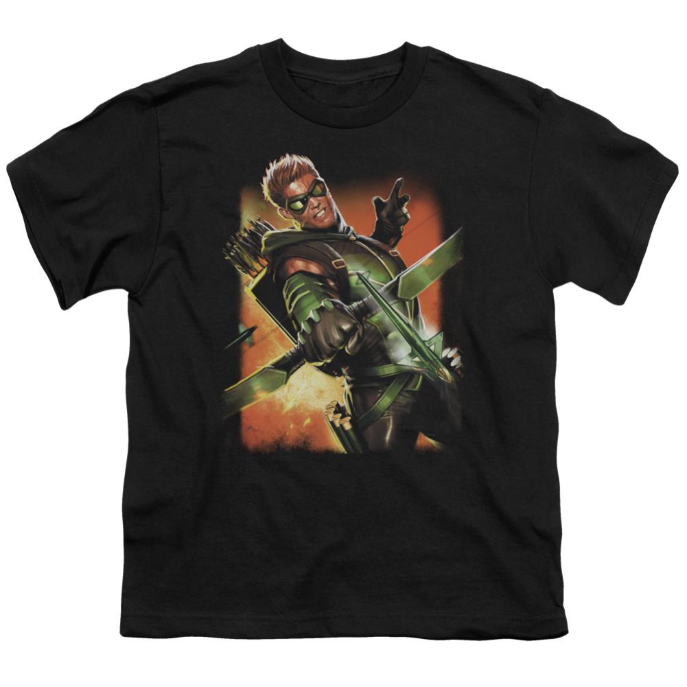 Justice League Of America Green Arrow #1 Youth 18/1 100% Cotton Short-Sleeve T-Shirt