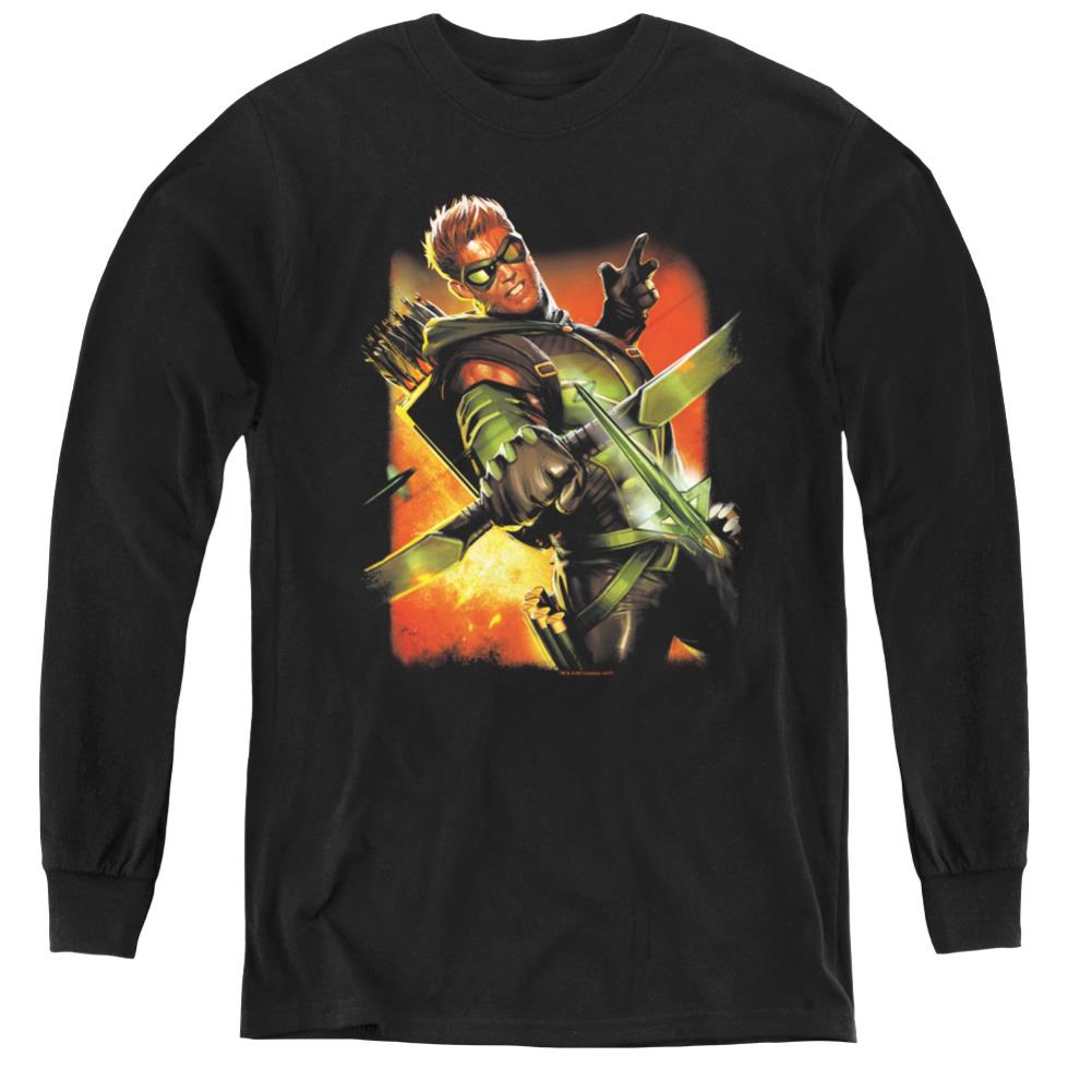 Justice League Of America Green Arrow #1 Youth Long-Sleeve T-Shirt
