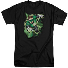 Justice League Of America Green Lantern Energy Men's 18/1 Tall Cotton Short-Sleeve T-Shirt