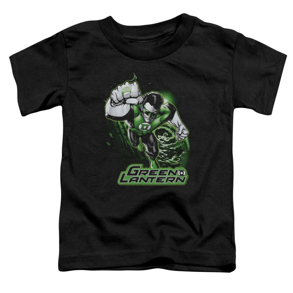 Justice League Of America Green Lantern Green And Gray Toddler 18/1 Cotton Short-Sleeve T-Shirt
