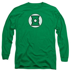 Justice League Of America Green Lantern Logo Men's 18/1 Cotton Long-Sleeve T-Shirt