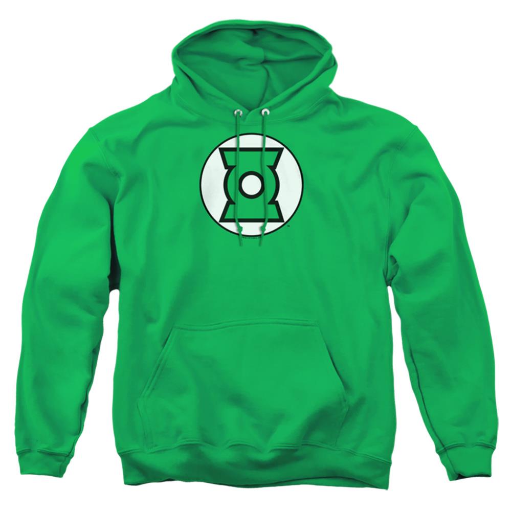 Justice League Of America Green Lantern Logo Men's Pull-Over 75 25 Poly Hoodie
