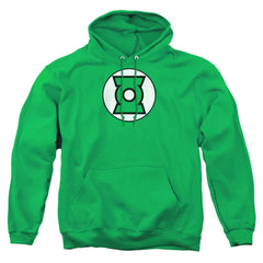 Justice League Of America Green Lantern Logo Men's Pull-Over 75 25 Poly Hoodie