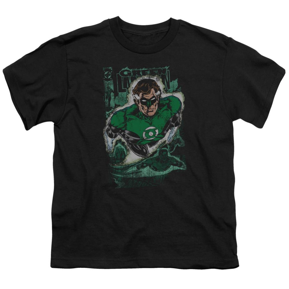 Justice League Of America Green Lantern #1 Distress Youth 18/1 100% Cotton Short-Sleeve T-Shirt