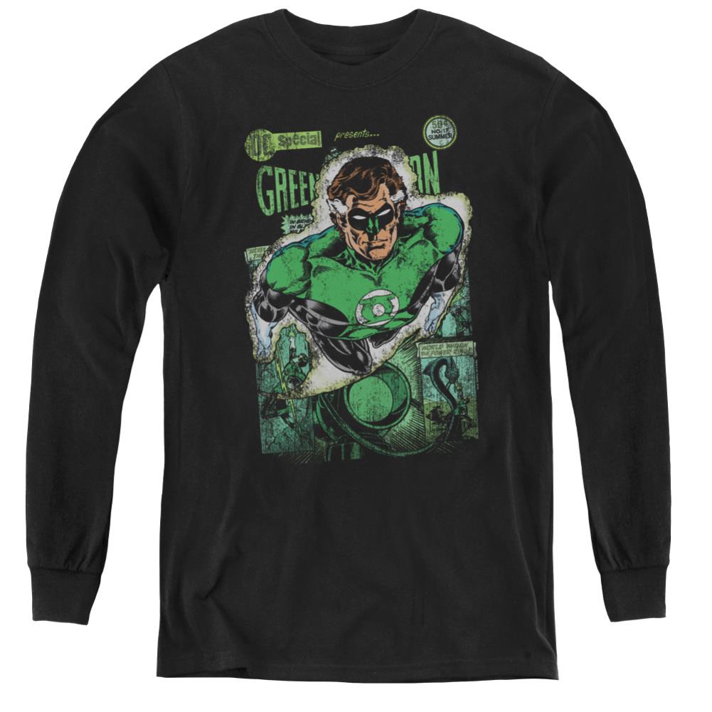 Justice League Of America Green Lantern #1 Distress Youth Long-Sleeve T-Shirt