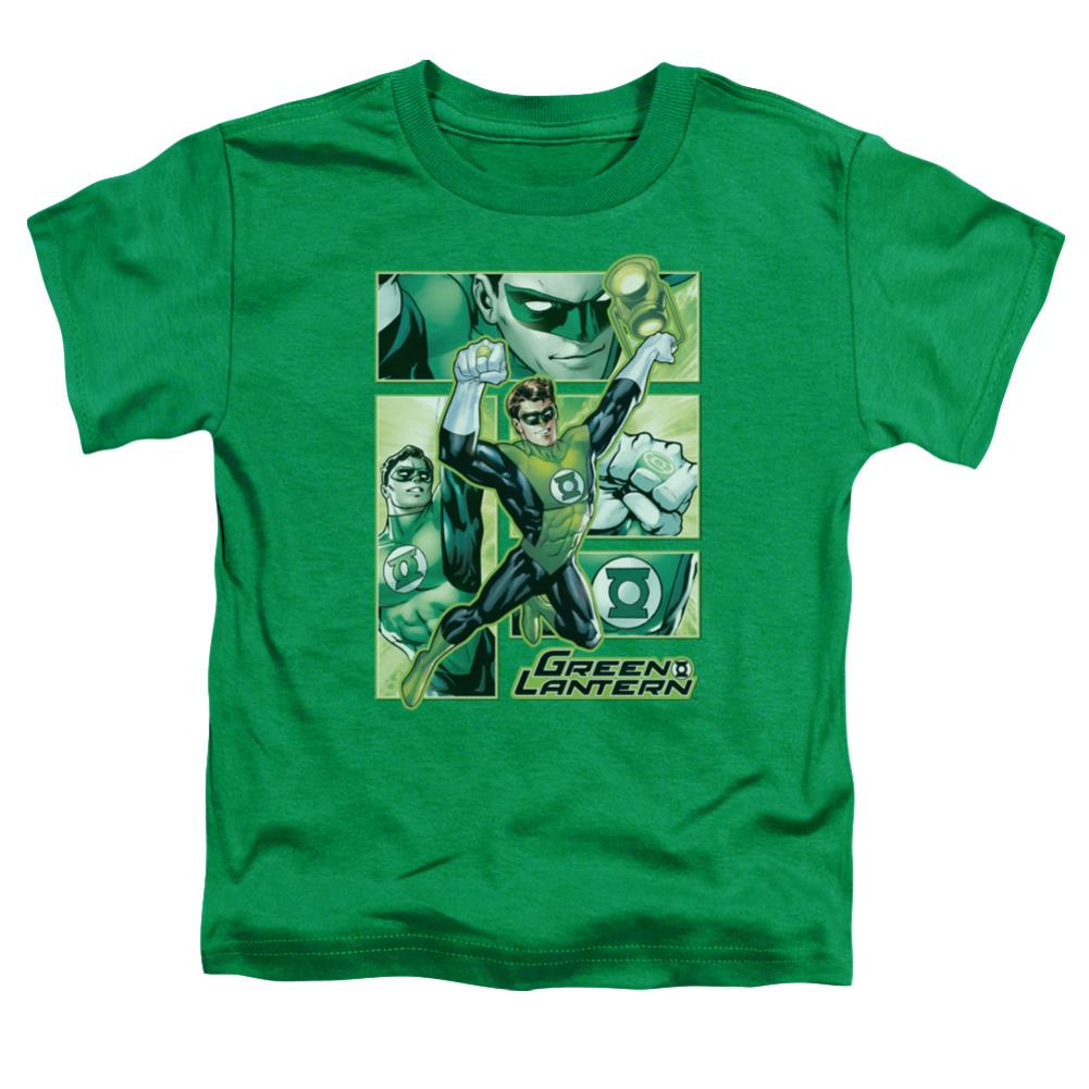 Justice League Of America Green Lantern PaneLong-Sleeve T-Shirtoddler 18/1 Cotton Short-Sleeve T-Shirt