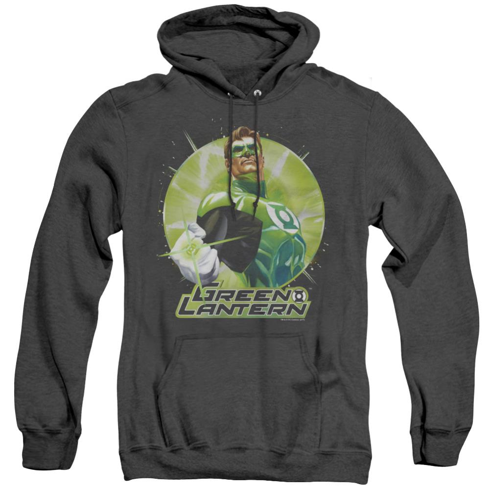 Justice League Of America Green Static Men's Pull-Over Hoodie