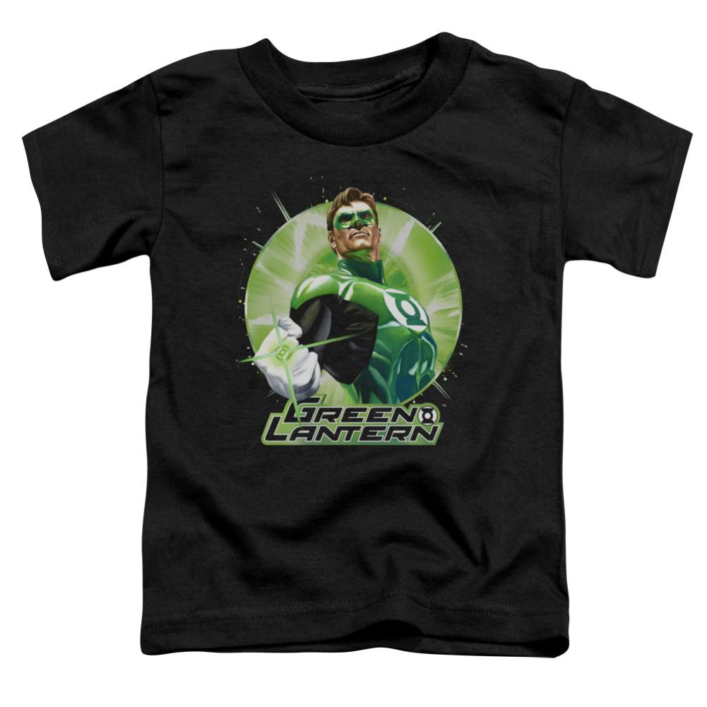 Justice League Of America Green Static Toddler 18/1 Cotton Short-Sleeve T-Shirt