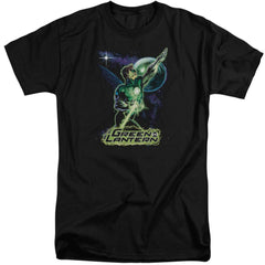 Justice League Of America Hal Galaxy Men's 18/1 Tall Cotton Short-Sleeve T-Shirt