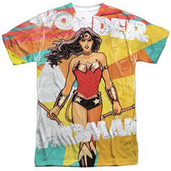 Justice League Of America Hands Full Men's Regular Fit Polyester Short-Sleeve T-Shirt