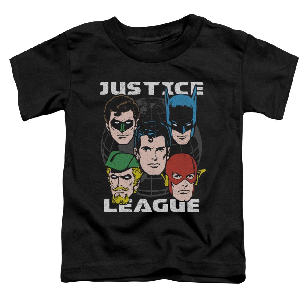 Justice League Of America Head Of States Toddler 18/1 Cotton Short-Sleeve T-Shirt