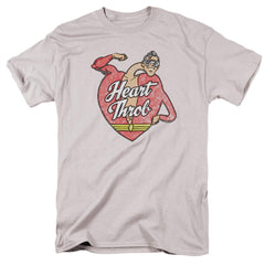 Justice League Of America Heart Throb Men's 18/1 Cotton Short-Sleeve T-Shirt