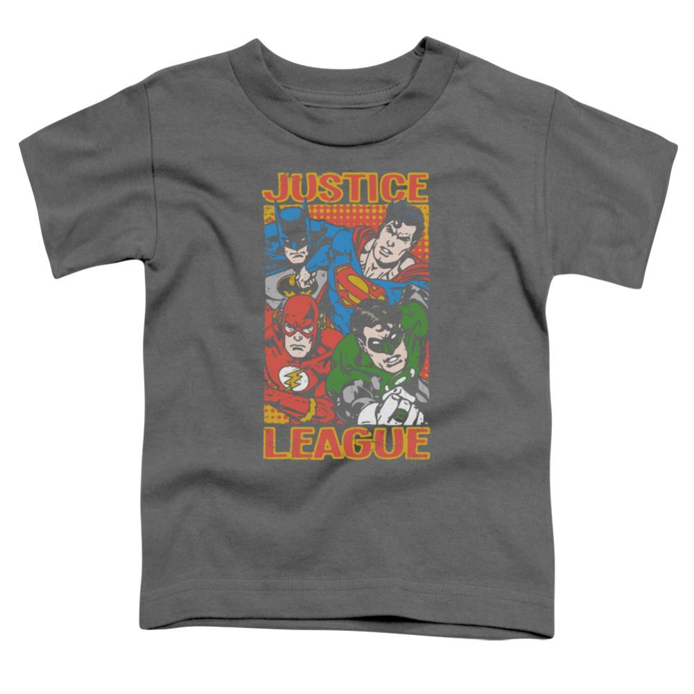 Justice League Of America Hero Mashup Toddler 18/1 Cotton Short-Sleeve T-Shirt