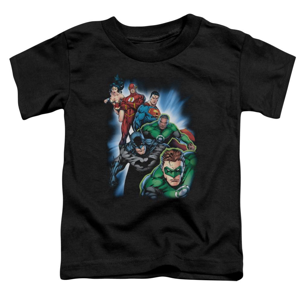 Justice League Of America Heroes Unite Toddler 18/1 Cotton Short-Sleeve T-Shirt