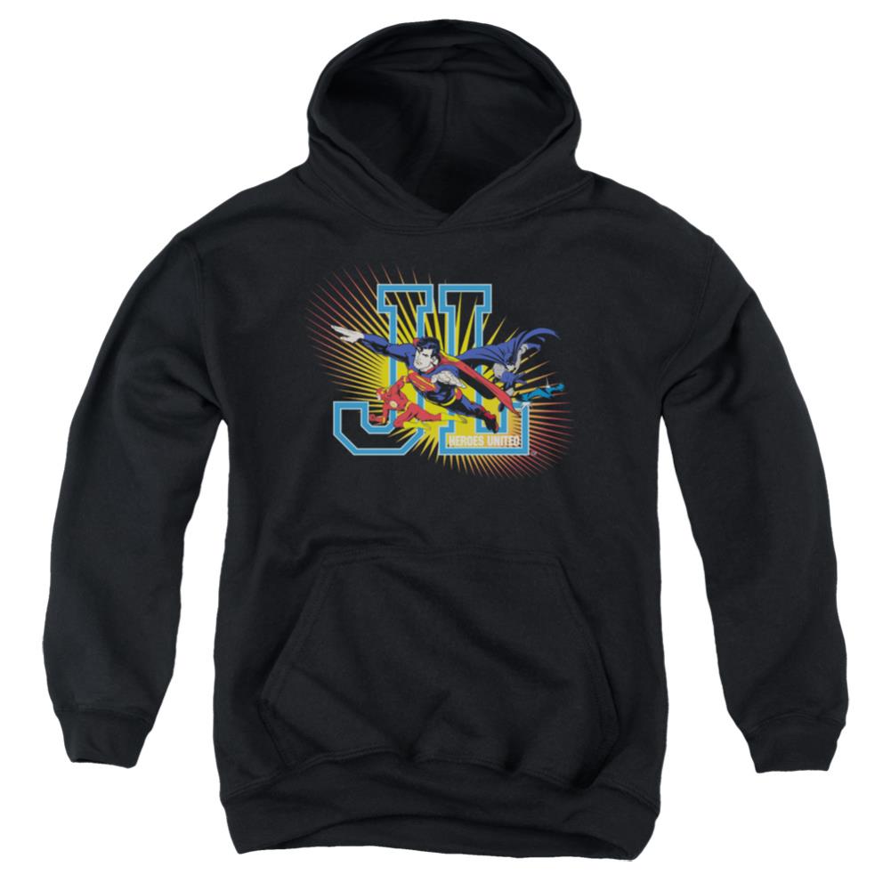 Justice League Of America Heroes United Youth Cotton Poly Pull-Over Hoodie