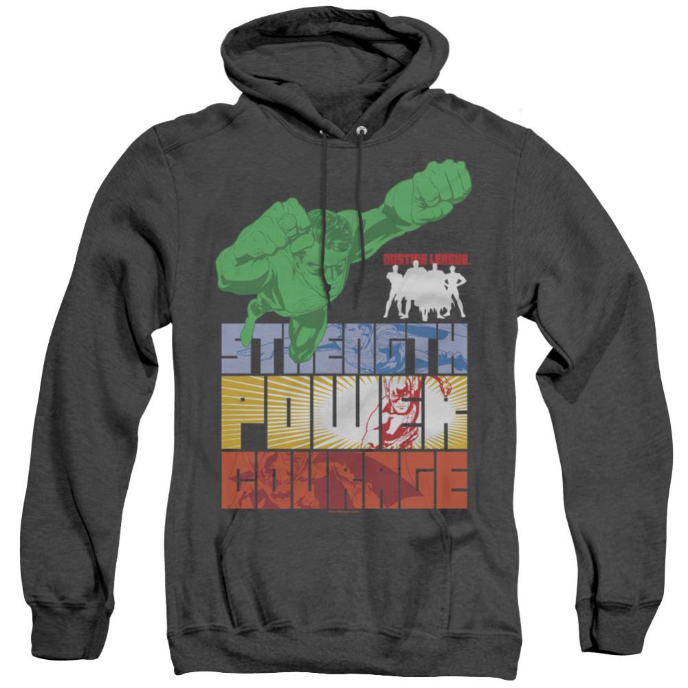 Justice League Of America Heroic Qualities Men's Pull-Over Hoodie