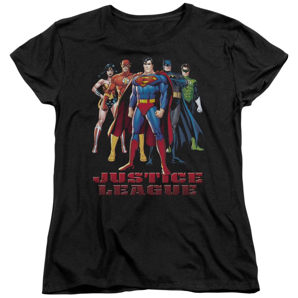 Justice League Of America In League Women's 18/1 Cotton Short-Sleeve T-Shirt